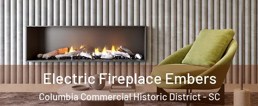 Electric Fireplace Embers Columbia Commercial Historic District - SC
