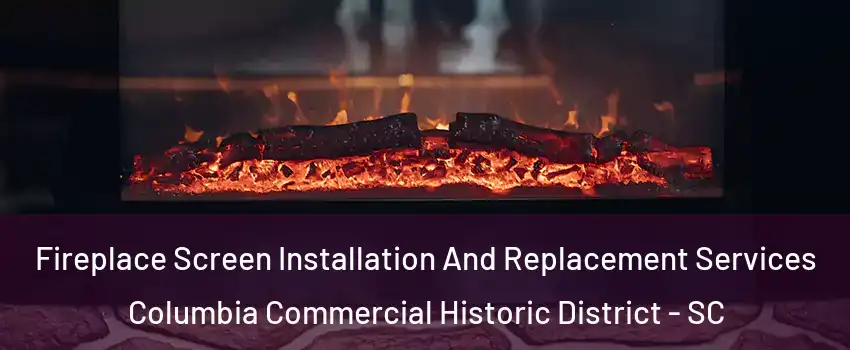 Fireplace Screen Installation And Replacement Services Columbia Commercial Historic District - SC