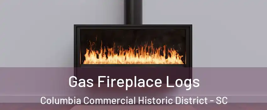 Gas Fireplace Logs Columbia Commercial Historic District - SC