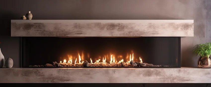 Gas Refractory Fireplace Logs in Columbia Commercial Historic District, SC