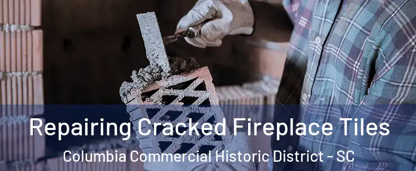 Repairing Cracked Fireplace Tiles Columbia Commercial Historic District - SC
